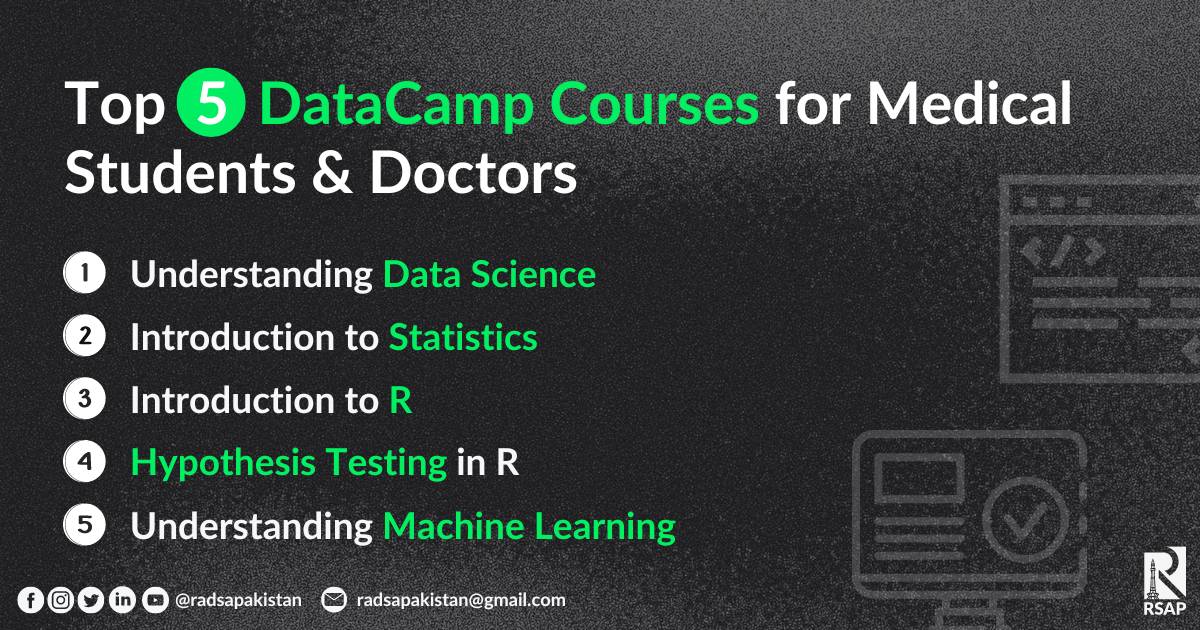 RSAP x DataCamp Donates: Top 5 DC Courses for Medical Students & Doctors thumbnail